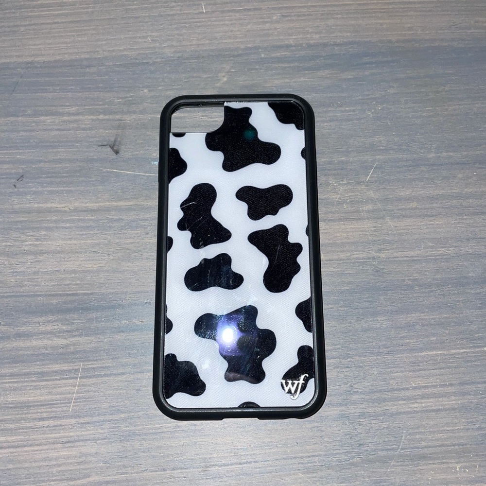 Wildflower cow print case